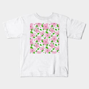 Cherry blossoms pattern Kids T-Shirt